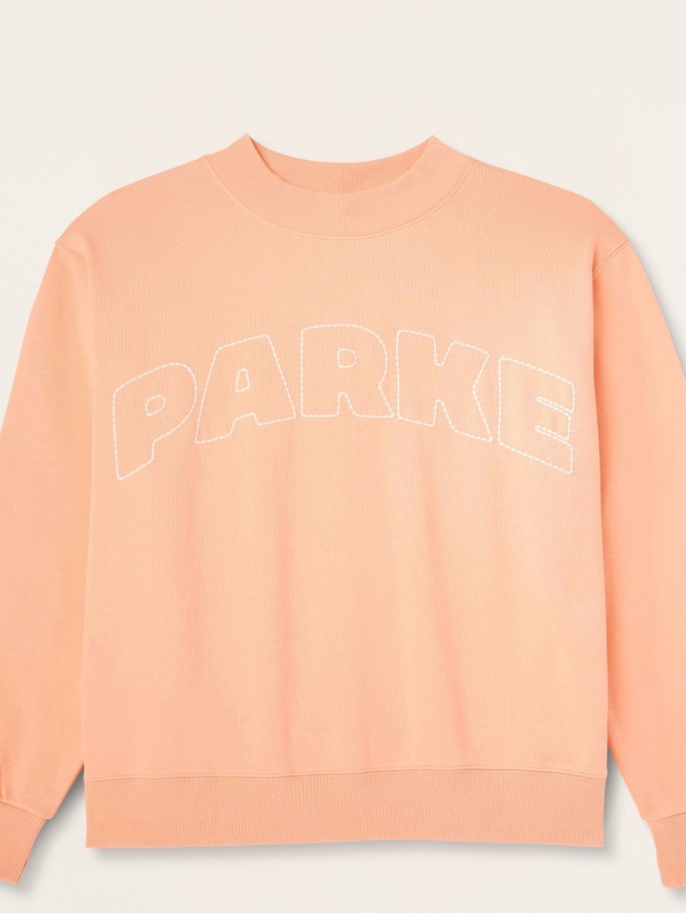 Parke X Target Mockneck Pullover
Sweatshirt Peach Orange L/XL NEW